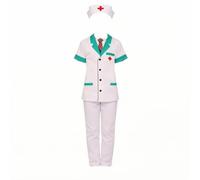 Amagogo Short-Sleeve Physician Costume, Doctor 10, S