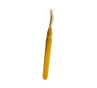 Amagogo Silicone Eyelash Brush,Mascara Eyelash Separator,Sturdy,Brow Grooming Cosmetic Tool with Dust Cover Eyebrow Brush, Gold