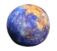 Amagogo Simulation 3D Stuffed Pillow Educational Toy Soft Pillow ie Model Stuffed Toy for Teens Teachers Decor Bedroom, Mercury