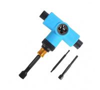 Amagogo Skateboard Tool Set Wrench Kit T Handle Multi Socket Board Spanner with Form for Quick Fix and On The Suitable for Skateboard Repair Home Maintenance Travel Carry, Blue