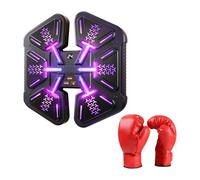 Amagogo Smart Boxing Machine, Wall Target Electronic Boxing Wall Target Adjustable Smart Boxing Trainer Punching Pad for Fitness Gym, black kid