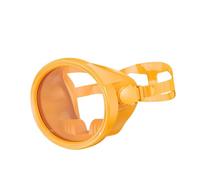 Amagogo Snorkel Diving Scuba Goggles Anti Fog Snorkelling Equipment Single Lens Underwater Glasses, orange