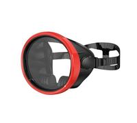 Amagogo Snorkel Diving Scuba Goggles Anti Fog Snorkelling Equipment Single Lens Underwater Glasses, red