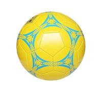 Amagogo Soccer Ball Football Size 5 Wear Resistant Practice Lightweight,Official Match Ball, Training Ball for Children Teens Adults, Bright Yellow Blue