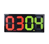 Amagogo Soccer Substitution Board Manual Flip Number Panel Display Board Change Board with Easy to Read Numerals and Sturdy Rectangular Frame Suitable for Team Management League Matches Practice