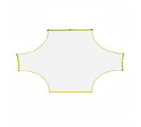 Amagogo Soccer Training Net Target Goal Netting Practice Net Accuracy Oxford And PE Mesh With Corner Hooks And Pegs Suitable for youth practice adult backyard, 7-Person System