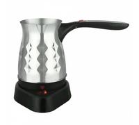 Amagogo Stainless Electric Turkish Coffee Pot with Foldable Handle Practical Space-Saving Design for Tea and Milk Suitable for Office Home, 500ml, Diamond Pattern