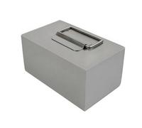 Amagogo Stainless Steel Meat-Pressing Block Flat Bottom Meat Pressing Tool with Handle Heavy-Duty Square Food Press Block for Owners, 5kg
