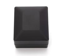 Amagogo Storage Case Lighted Jewelry Display Case Presentation Illumination Rubber Material Smooth Spray Paint Exterior suitable for retail showcases gift, Black, Matte Lacquer