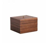 Amagogo Storage Container Tea Cake Box Organizer Holder Case With Space Saving Stacked Structure And Smooth Lift Lid Suitable for tea countertop storage gift, 3 Layers, Diameter 22.7cm, Height 15.5cm
