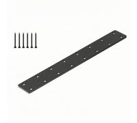Amagogo Straight Flat Connector Plate with Screws Resistant Flat Repair Plate Heavy Duty Wood Repair Bracket Connector for DIY Enthusiasts , 375MM