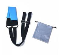 Amagogo Stretch Band Flexibility Strap Leg Stretcher Resistance Band Stretching Strap Adjustable Design Padded Center Skin Friendly suitable for dance, Blue