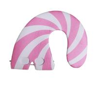 Amagogo Striped Costume Hat Candy Cane Headpiece Novelty Hat Cosplay Headwear Holiday Cap Soft Touch And Built-In Eye Holes Secure To Wear While Dancing, Pink