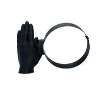 Amagogo Sun Protection Hat Palm Shape Visor Cap Novelty Headwear Unique Hand Look Lightweight PLA 3D Printed Shade Accessory suitable for resort wear boardwalk walks gatherings, Black, Black