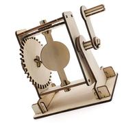 Amagogo Technology Toy Wooden Kit DIY Pulley Conduction Astronaut Weightlessness Training Device Model for Secondary