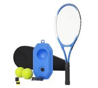 Amagogo Tennis Tennis Racket Set er Base Returning Cord Tape Storage Bag Solo Practice Portable Design Aluminum Alloy Stable Base suitable for beginners skill building driveway