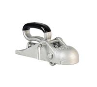 Amagogo Trailer Coupler | Heavy-Duty Cast Steel Construction, Rigid, Trailer Coupler with Handle, for, Style D
