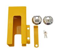 Amagogo Trailer Hitch Lock Travel Trailer Accessories,Weatherproof Practical Coupler Lock Heavy Duty for Vehicles RV, Lock Key