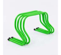 Amagogo Training Hurdle Agility Portable Hurdle Lightweight Stable Base PVC Craft Suitable for Endurance Running Jumping Skill Improvement Sports Training, Green