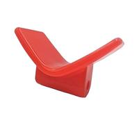 Amagogo V Shaped Bow Stop for Boat Trailers, Compatible with Sailboats And Yachts, Red