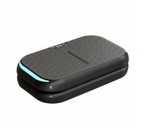 Amagogo Vibration Fitness Machine Exercise Oscillation Base Slimming Machine With Low Noise And Wide 68cm Base Suitable for Home Workouts Daily Training Calorie Burning, Black