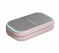 Amagogo Vibration Fitness Machine Exercise Oscillation Base Slimming Machine With Low Noise And Wide 68cm Base Suitable for Home Workouts Daily Training Calorie Burning, Pink