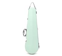 Amagogo Violin Case 4 Core Keywords Hard Molded Teardrop Instrument with Microfiber Shell and Secure Closure Shoulder Strap Carry Options, Mint Green, Array, Mint Green