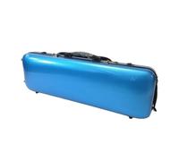 Amagogo Violin Cover 4 Core Keywords Violin case Hard case Instrument case Carrying case with Rigid Textured Shell Metal, Square Box with Music Pocket and Password Lock, Array, Royal Blue Brushed
