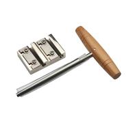 Amagogo Violin Peg Shave Knife Cutter Violin Peg Hole Reamer Set 1:26 for Acoustic Guitar Double Bass Ukulele Violin Peg Reamer Tool, argent