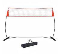 Amagogo Volleyball Training Net Adjustable Practice Net System Featuring standing Setup Steel Base Netting Easy Tool Assembly Suitable for youth coaching gym classes park workouts