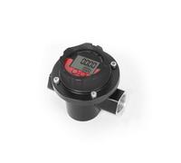 Amagogo Waterproof Meter for Pipeline Liquid Movement Observation with Digital Screen and Two Buttons for Volume Reading Suitable for Maintenance Workshop Environments, 1 Inch