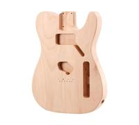 Amagogo Wood Electric Guitar Body Replacement Electric Guitar Barrel Predrilled and Polished Instrument Part for Modification, HS or SS Pickup