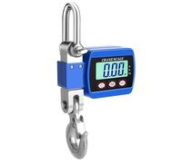 Amaibijin Digital Hanging Crane Scale,500kg Heavy Duty Electronic Weighing Scale, Portable Digital Luggage Scale for Wharf Cargo and Steel Material Weighing,Blue