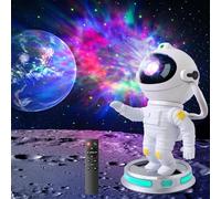 Amailtom Astronaut Light Projector, Galaxy Projector Ambient Lighting Star Projector with Remote Control and Timer, 360° Adjustable Nebula Ceiling Lights for Bedroom Gaming Room Home Theater