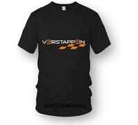 AmAirArT Designer T Shirt Hight Quality Man T Shirt Normal Short Sleeve Cotton T Shirts Verstappen 33 2018 Latest T Shirt Black XL