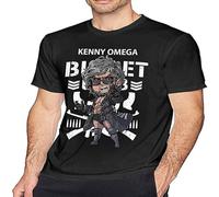 AmAirArT Kenny Omega 2020 Casual Men's Cotton Sport Short Sleeve T-Shirt Black S