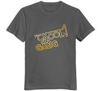 AmAirArT Men's Kool and The Gang T Shirt Grey XL