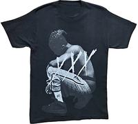 AmAirArT Men's XXX Tentacion Hip Hop Kneeling Rap Rapper Tee T-Shirt Black S