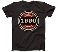 AmAirArT Seattle Grunge 1990 T-Shirt Cotton Inspired Black L