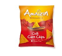 Amaizin | Bio Corn Chips Chilli | 16 x 75g (UK)