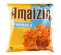 Amaizin | Bio Corn Chips Paprika | 2 x 16 x 75g (UK)