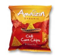 Amaizin Corn Chips- Chilli - Organic -75g Bag -3 Pack