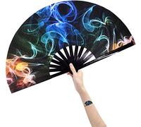 Amajiji Large Rave Fans Folding Fan-Hand Fan Popping Fan for Line Dancing Clacking Fans for Boots On The Ground Dance for Cooling, Party, Dance, Decoration (AM2)