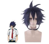 Amajiki Tamaki Cosplay Wig My Hero Academia Boku No Hiro Akademia Cosplay Wigs Amajiki Dark Blue Short Synthetic Hair+Wig Cap Amajiki Wig 344