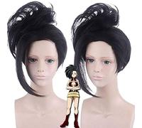 Amajiki Tamaki Wig Black Short Synthetic Hair My Hero Academia Boku No Hiro Akademia Cosplay Wigs + Wig Cap Amajiki Tamaki Tamaki Wig 706