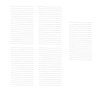 AMAKO 100PCS 6.4mm Wire Binding Spine, 34 Teeth 3:1 Pitch, for 20 Sheets A4 Paper, Durable Iron Nylon Coated Spiral Coil, Books/Reports (White)