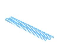 AMAKO 10Pcs Binding Coils, 34 Holes, Polypropylene, Durable Oxidation-Proof Spines for Manual/Instrument Binding, Office School Stationery Supplies (Blue)