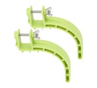 AMAKO Climb Stirrups Labor Saving Ergonomic Plastic Fast Ascent Tree Climbing Stirrups w Rope for Outdoor Climbing Lightweight Durable (Green)