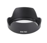 AMAKO EW73C Quality Portable Plastic Camera Lens Hood Shade Light Proof Improves Contrast Image Quality Protects Lens From Wind Rain Snow For EF S 1018mm F45 56 IS STM Lens Black