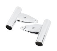 AMAKO Motorcycle Headlight Mounting Brackets: Polished Stainless Steel Essential Motorcycle Parts, for Honda Z50 Z50A Z50J Z50R Mini Trail Monkey Bike